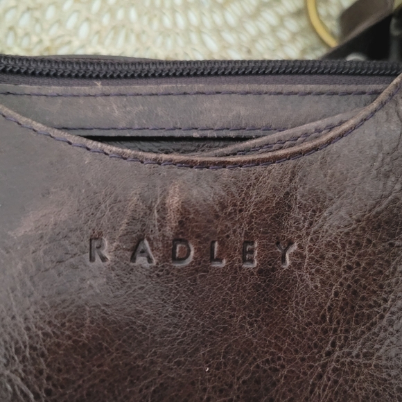 RADLEY LONDON Dark Brown Leather Shoulder Bag - Picture 7 of 13